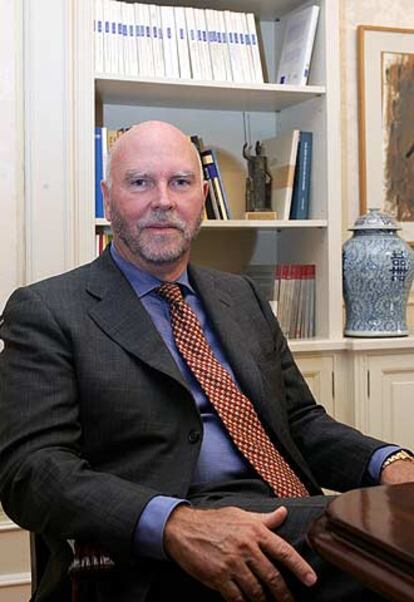 Craig Venter, ayer en Madrid.