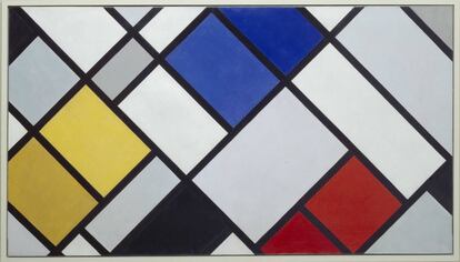 'Contra-Composition of Dissonances XVI' (1925), de Theo van Doesburg, parte de 'Mondrian y De Stijl', en el Reina Sofía.