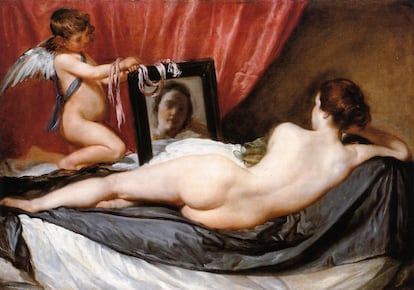 'La Venus del espejo' de Velázquez (c. 1647-1651).