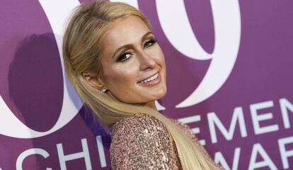 Paris Hilton, en Nueva York, el pasado martes. 