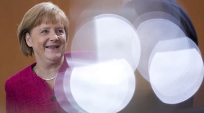 Merkel, este miércoles en Berlín.