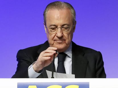 El presidente de ACS, Florentino Pérez.