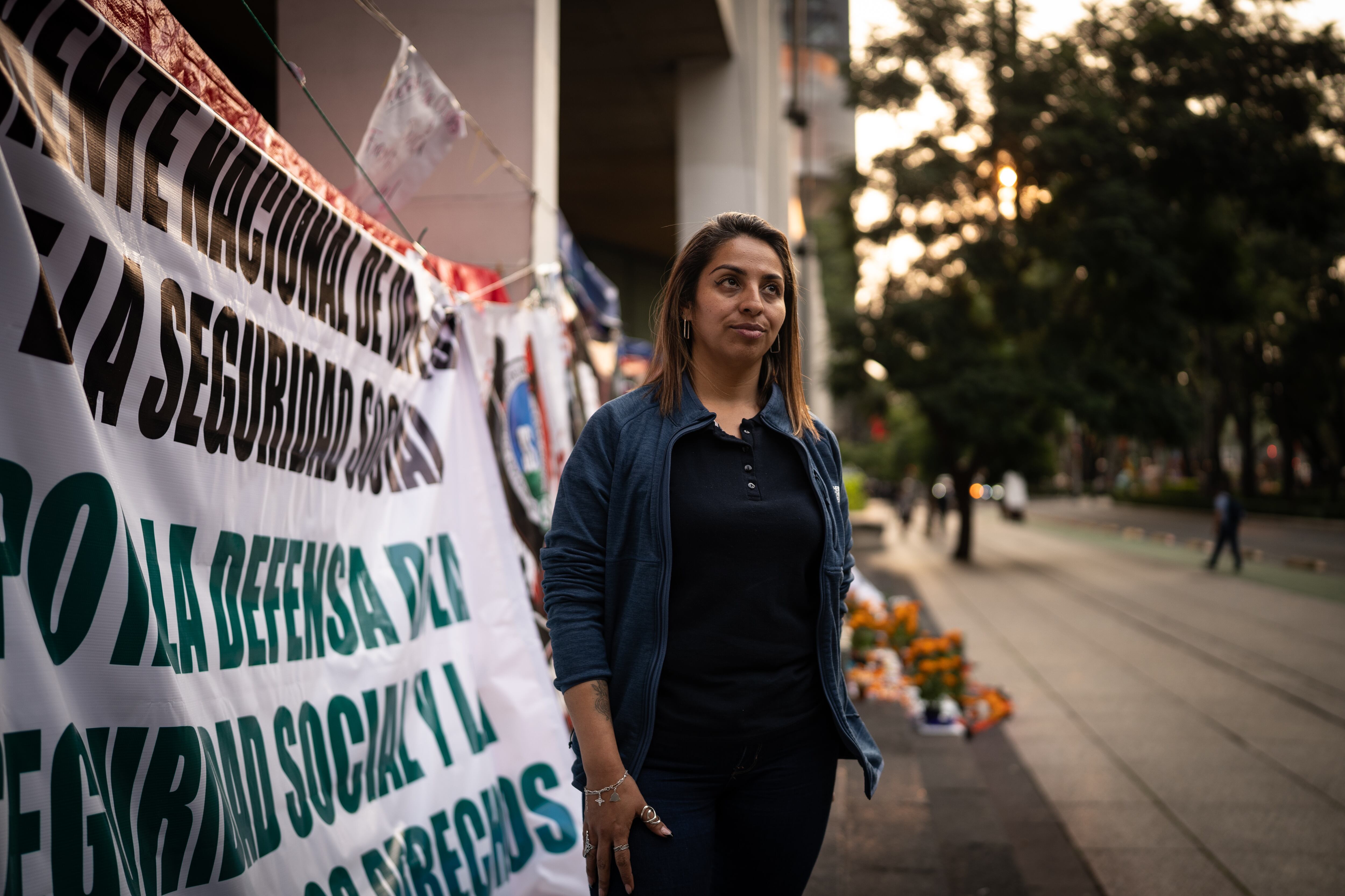 Zuiry Hernández Heras, asistente médica del IMSS, el 28 de octubre.