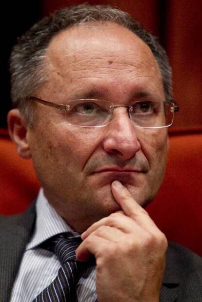 Joan Llinares, en junio pasado durante su compareciencia ante la comisión del Parlament.