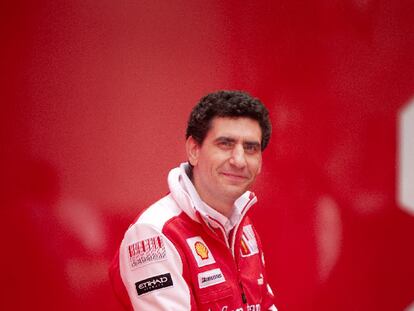 Andrea Stella, ingeniero de pista de Alonso.