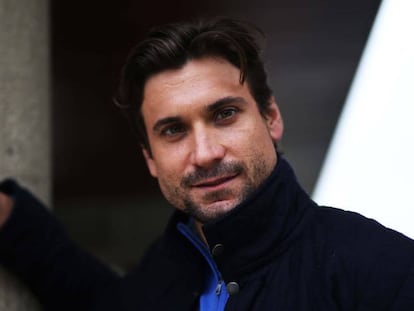 David Ferrer posa en el Club de Campo Villa de Madrid.