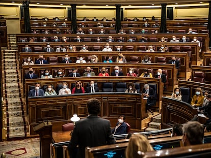 Pleno en el Congreso de los Diputados.