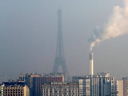 Contaminaci&oacute;n en Par&iacute;s, sede de la &uacute;ltima cumbre sobre cambio clim&aacute;tico. 