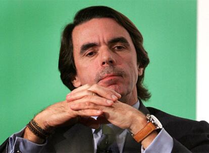 José María Aznar, en un acto de la Asociación de Víctimas del Terrorismo.