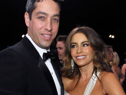 Sofía Vergara y su ex pareja, Nick Loeb, en 2013.