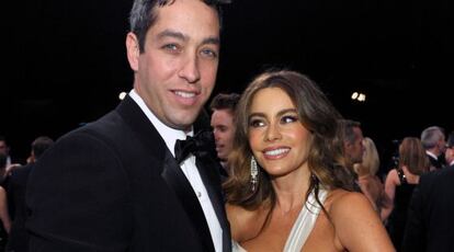 Sofía Vergara y su ex pareja, Nick Loeb, en 2013.