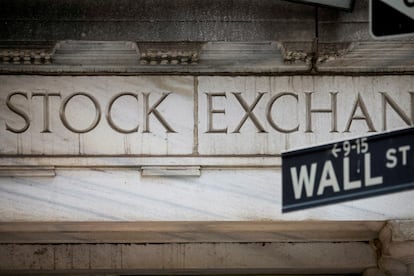 Fachada de la Bolsa de Nueva York, en una imagen de archivo