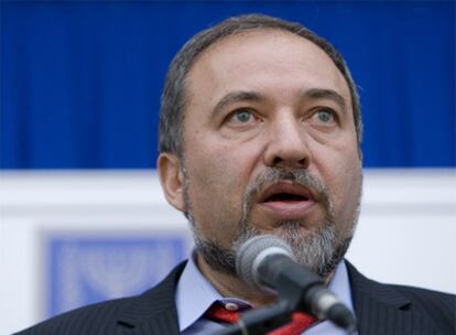 El ultraderechista  Avigdor Lieberman, del partido Yisrael Beiteinu.