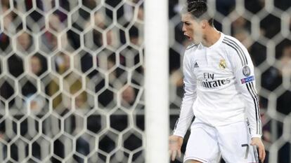 Cristiano Ronaldo celebra su gol.