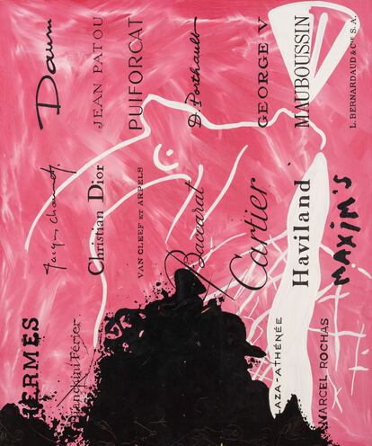 'Parfumbild' ('Imagen de perfume', 1969), de Sigmar Polke.