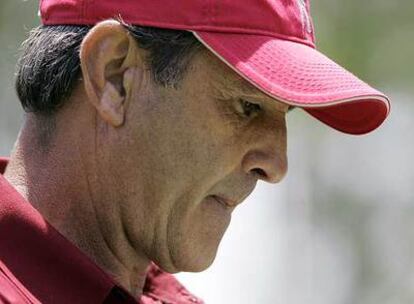 Severiano Ballesteros, en 2007 durante un torneo de veteranos.