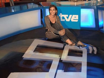 Ana Pastor, presentadora de <i>59 segundos.</i>