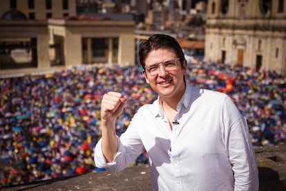 Miguel Uribe Turbay en Bogotá, Colombia, en agosto de 2024.