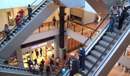 Centro comercial en A Coruña.