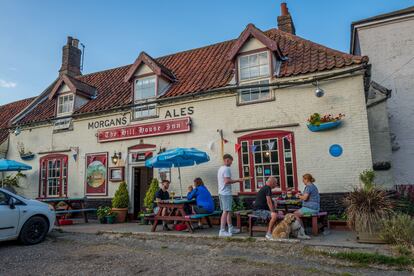 The Hill House Inn en Happisburgh, la casa, ahora reconvertida en 'pub', en la que Conan Doyle inspiró uno de sus relatos.