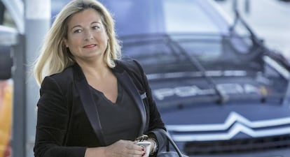 Virginia Lopez Negrete, a la salida de la última vista.