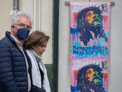 Carteles de Semana Santa de Sevilla.