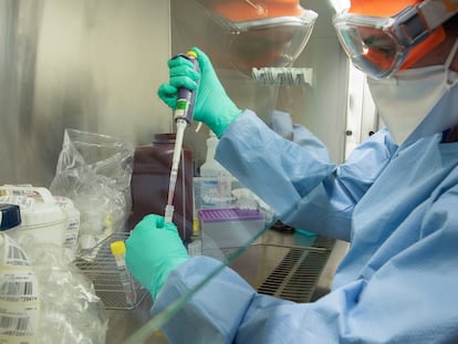 Servicio de Virologia del Servicio de Microbiología del Hospital Clínic donde se realizan pruebas del coronavirus.