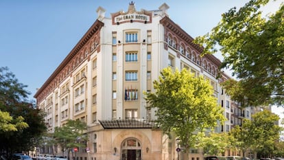 Exterior del Gran Hotel de Zaragoza.