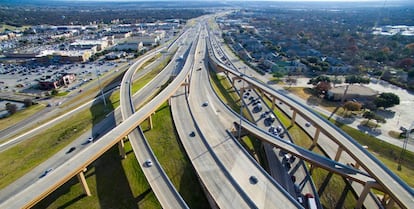 Carretera North Tarrant Express en Texas, construida por Ferrovial.