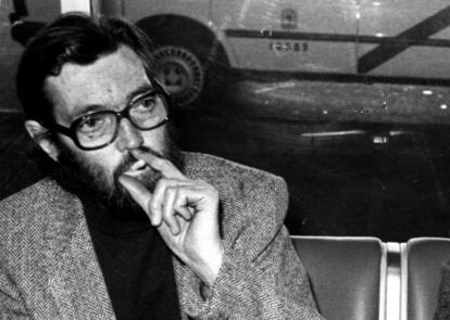 Julio Cort&aacute;zar, en Madrid en 1983