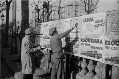 Imatge de Bgrangulí sobre les eleccions municipals de Barcelona del 1934.