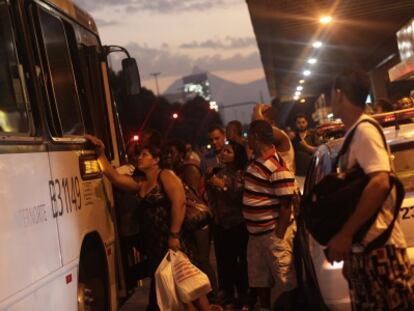 La huelga de transportes del jueves dej&oacute; R&iacute;o de Janeiro colapsado.