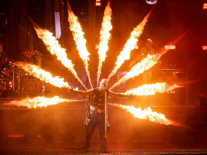 Concierto del grupo aleman Rammstein en el Estadio Olímpico de Barcelona. foto: Massimiliano Minocri