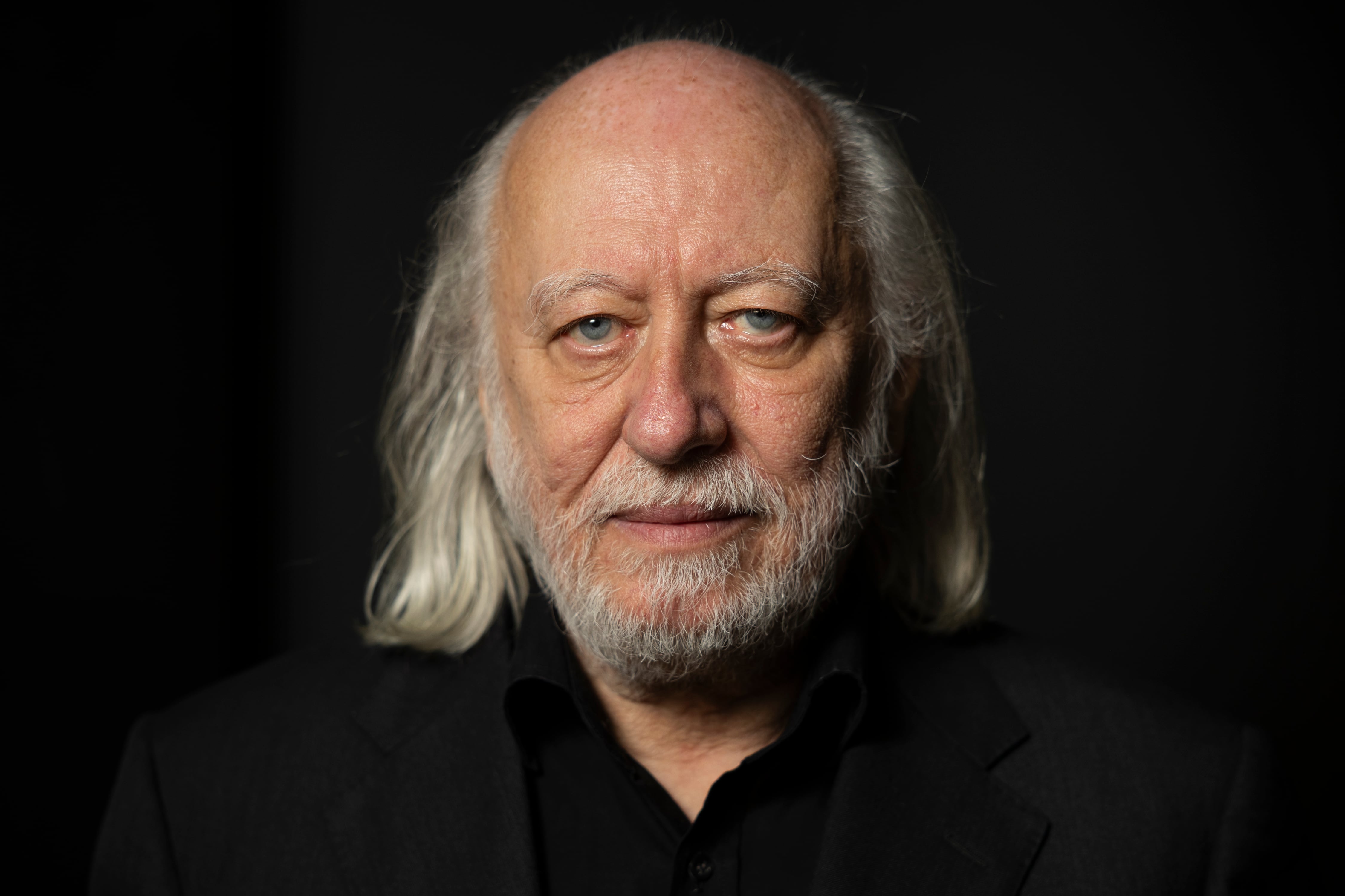 László Krasznahorkai, en el Hotel Alma.