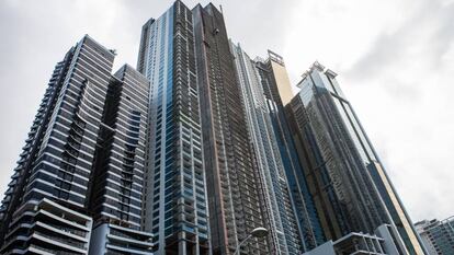 Vista de rascacielos en Ciudad de Panamá.
