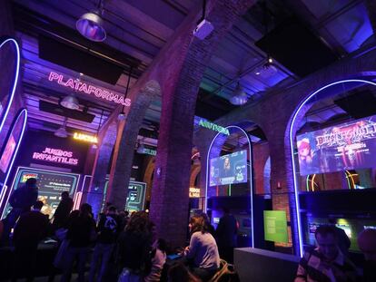 Inauguración de la exposición de videojuegos 'Game On. La historia del videojuego' en la Fundación Canal de Madrid, el pasado noviembre. 
