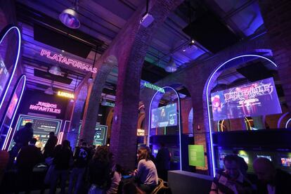 Inauguración de la exposición de videojuegos 'Game On. La historia del videojuego' en la Fundación Canal de Madrid, el pasado noviembre.