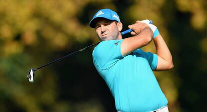 Sergio García, en el Abierto de Italia.
