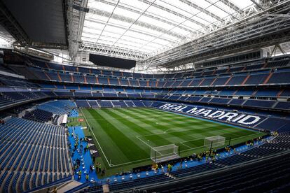 El Estadio Santiago Bernabéu en una foto de archivo.