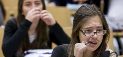 Estudiantes espa&ntilde;olas, en una imagen de archivo.