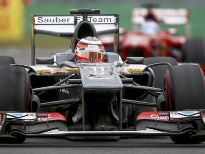 Nico Hulkenberg, durante el Gran Premio de Corea. 