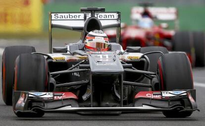 Nico Hulkenberg, durante el Gran Premio de Corea.