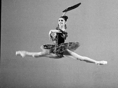 Elisabetta Terabust, durante una representación de 'Don Quijote' en el Teatro Alla Scala de Milán.