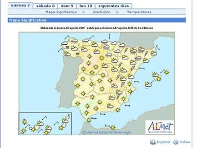 Las fuertes tormentas en Aragón, Cataluña y Levante marcan la previsión meteorológica
