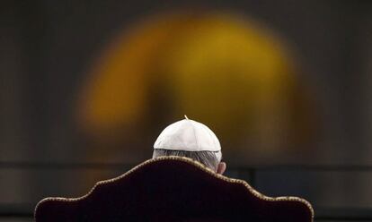 El Papa, este Viernes Santo en Roma.