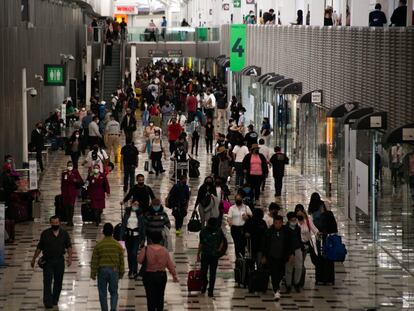 El interior del Aeropuerto Internacional de Ciudad de México, en una imagen de archivo.