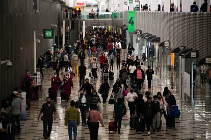 interior del Aeropuerto Internacional de Ciudad de México