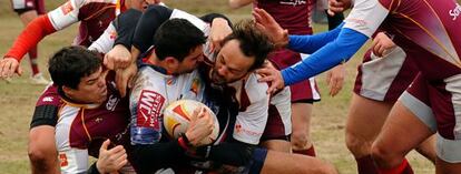 Partido disputado por el Sanitas Alcobendas contra el C. R. La Vila.