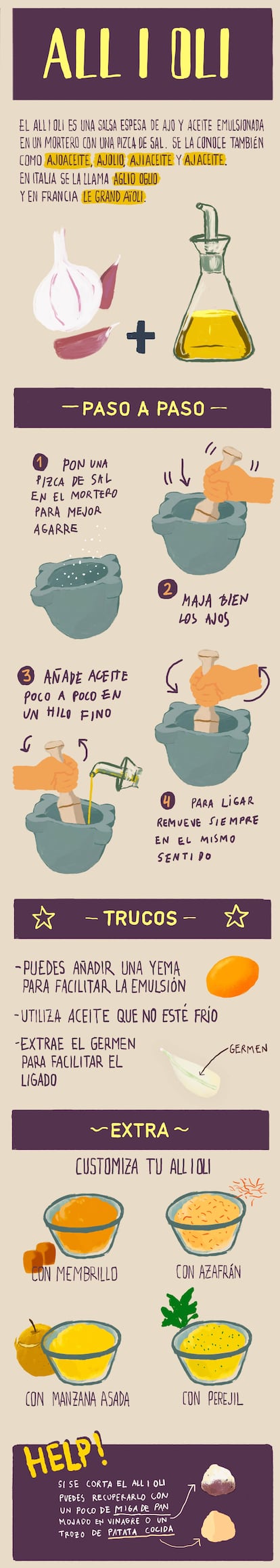 Ajo, aceite y mucho más