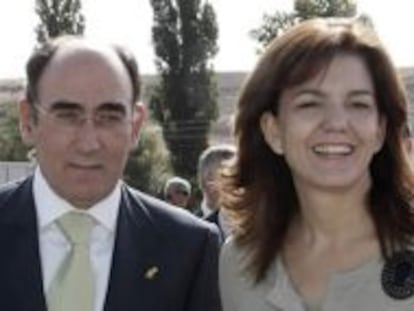 Ignacio Sánchez Galán y Amparo Moraleda